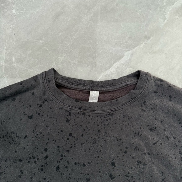 Women’s Athleta Studio To Street Paint Splatter Pullover Sweatshirt Size XS - Picture 3 of 16